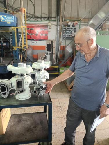 lavorazione turbine K36 per Motori MAN 7