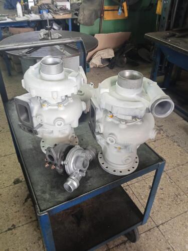 lavorazione turbine K36 per Motori MAN 6